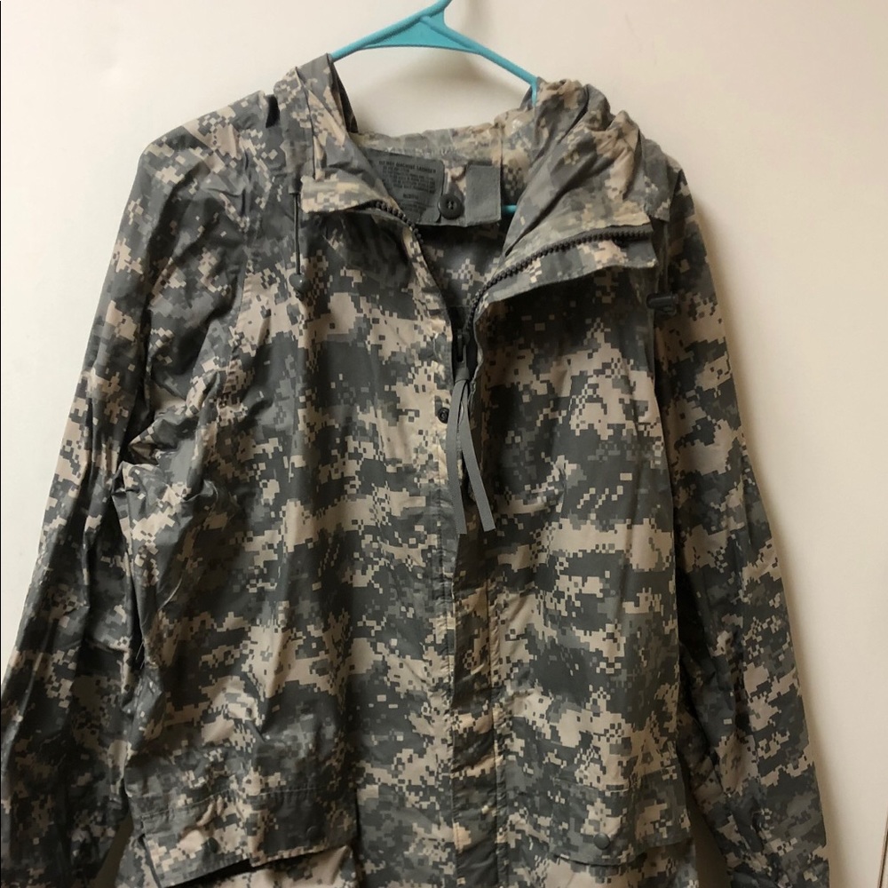 US Army ACU Parka Rain Coat